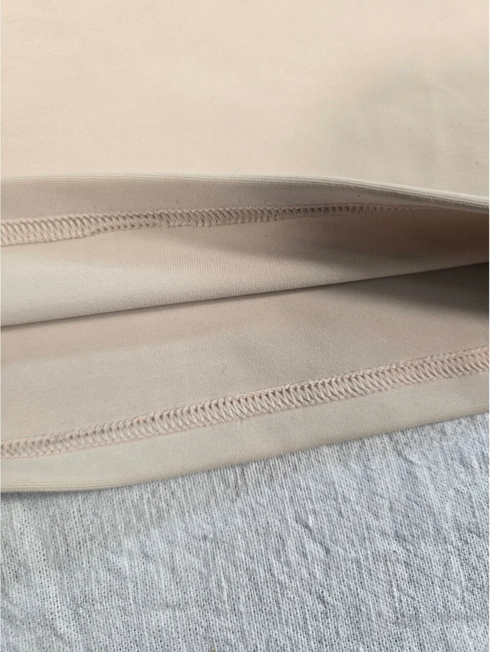 Beige Body Shaper Slip Dress S Quiet Lux Minimalist Bodycon